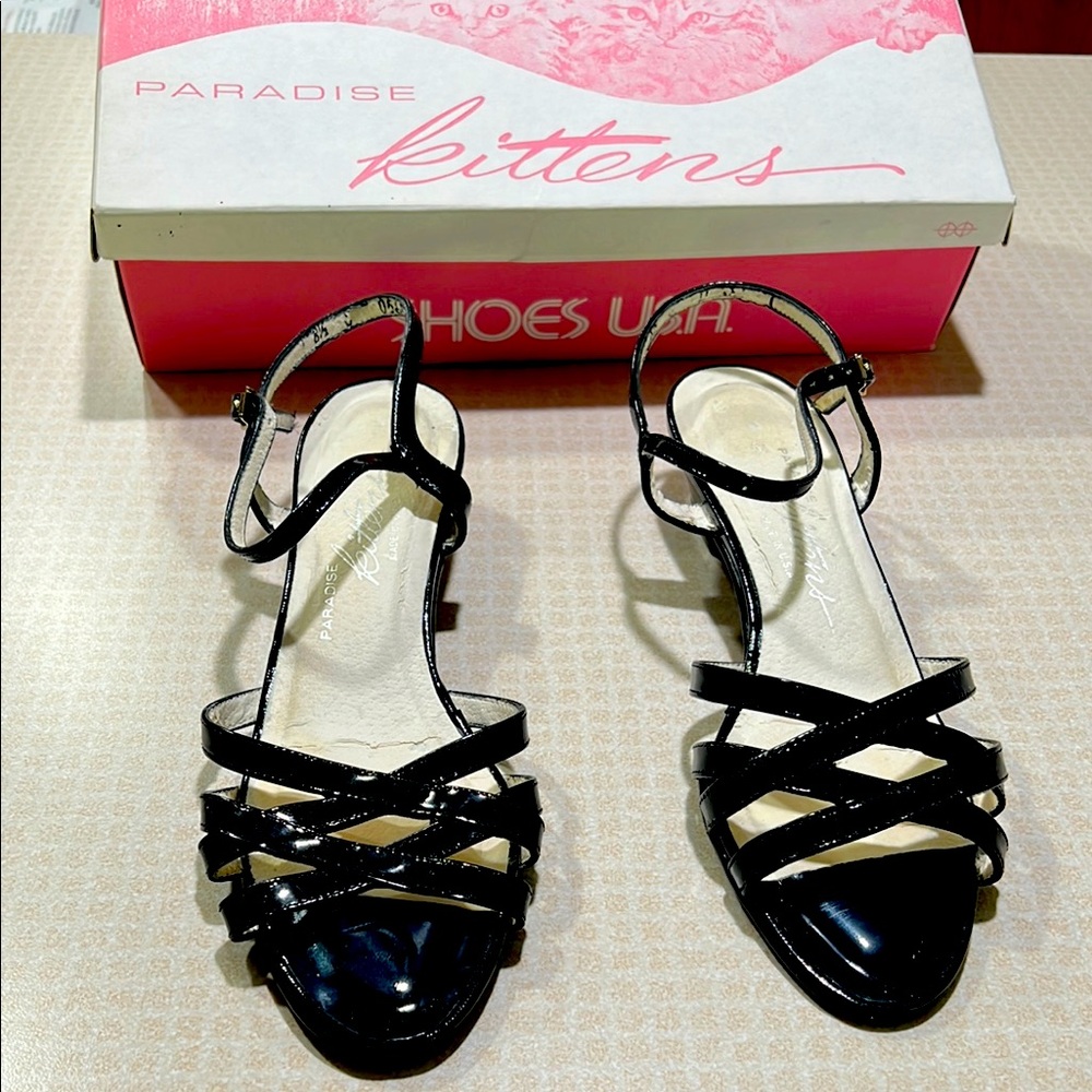 Elegant Black Strappy Sandals